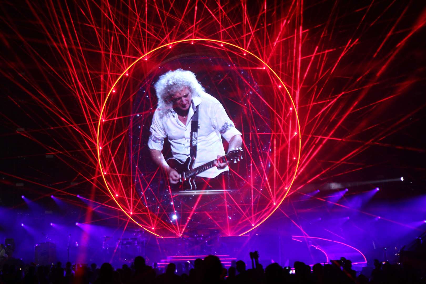 ER Productions provided laser effects for Queen & Adam Lambert's 67-date world tour