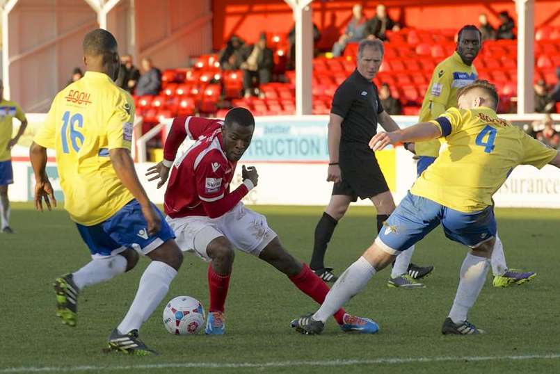 All three goals were laid on by Anthony Cook (Pic: Andy Payton)