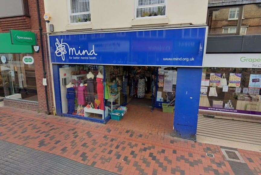 The Mind charity shop in Tonbridge High Street. Picture: Google