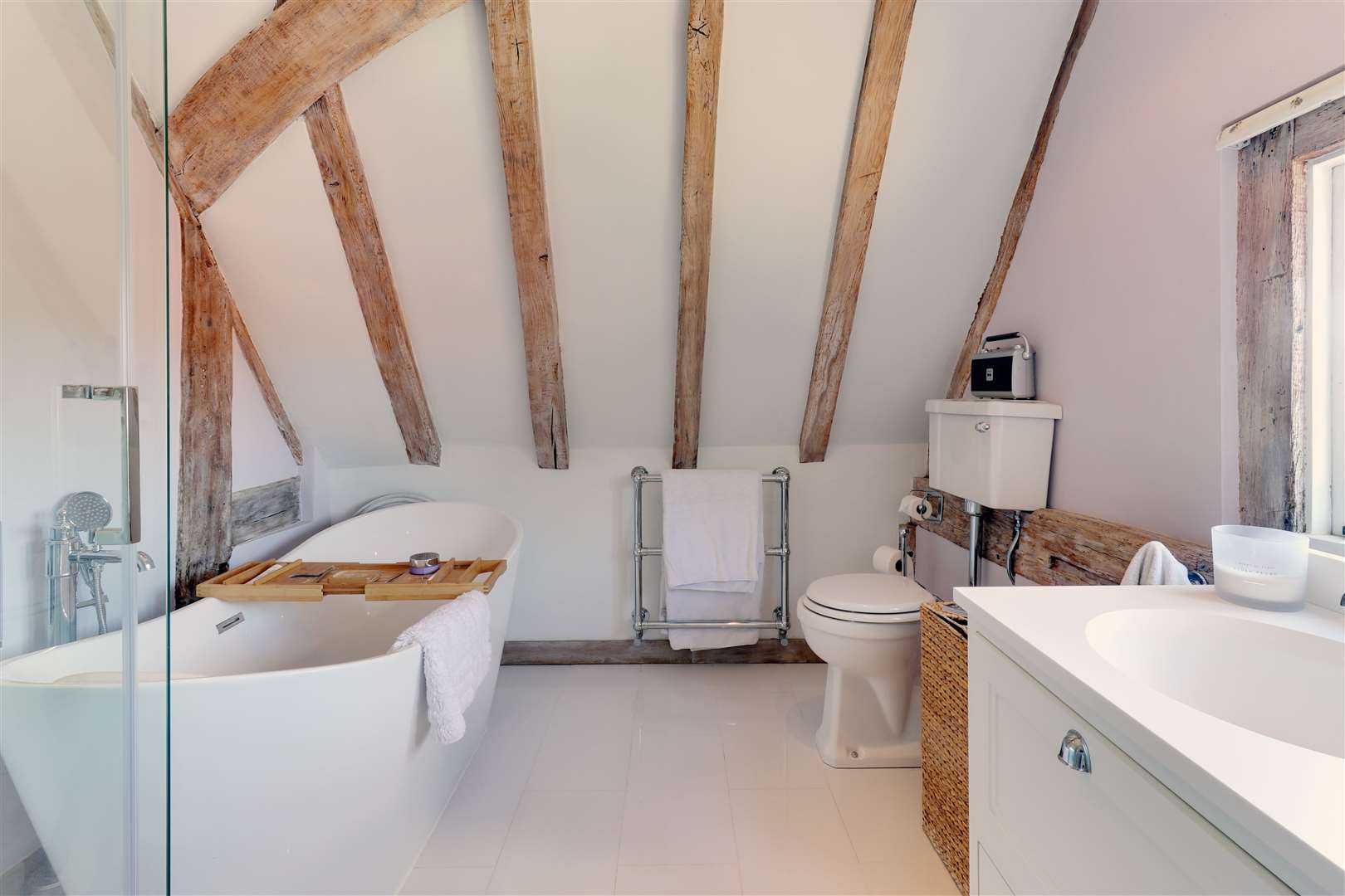 Relax with a bubble bath at the end of a long day. Picture: Savills