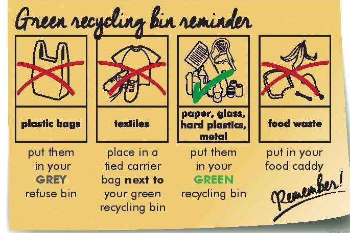 ABC issued a few tips to help residents remember which items can and can’t be recycled