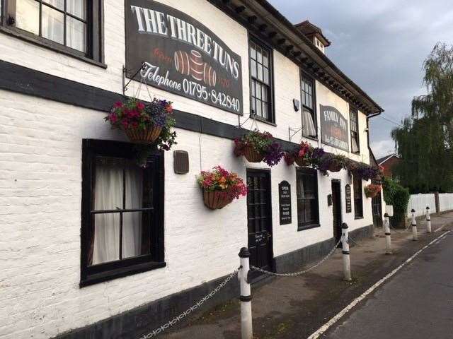 Right on the roadside in Lower Halstow, The Three Tuns was serving ale to local folk long before cars were using The Street