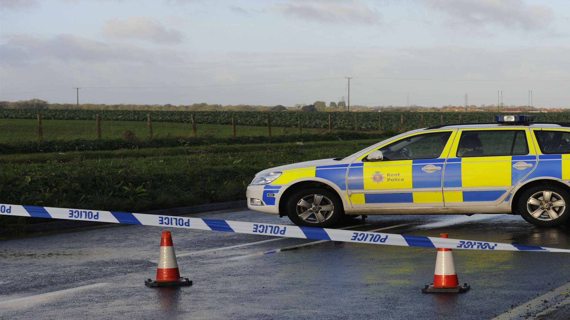 The A258 has been closed.