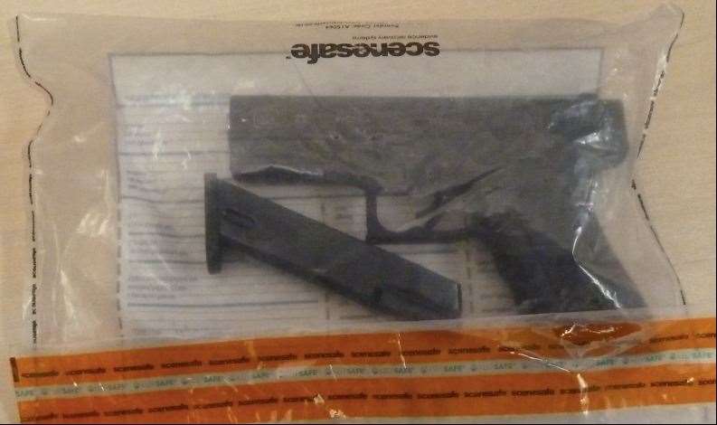 One of the guns found at Dover. Picture: National Crime Agency