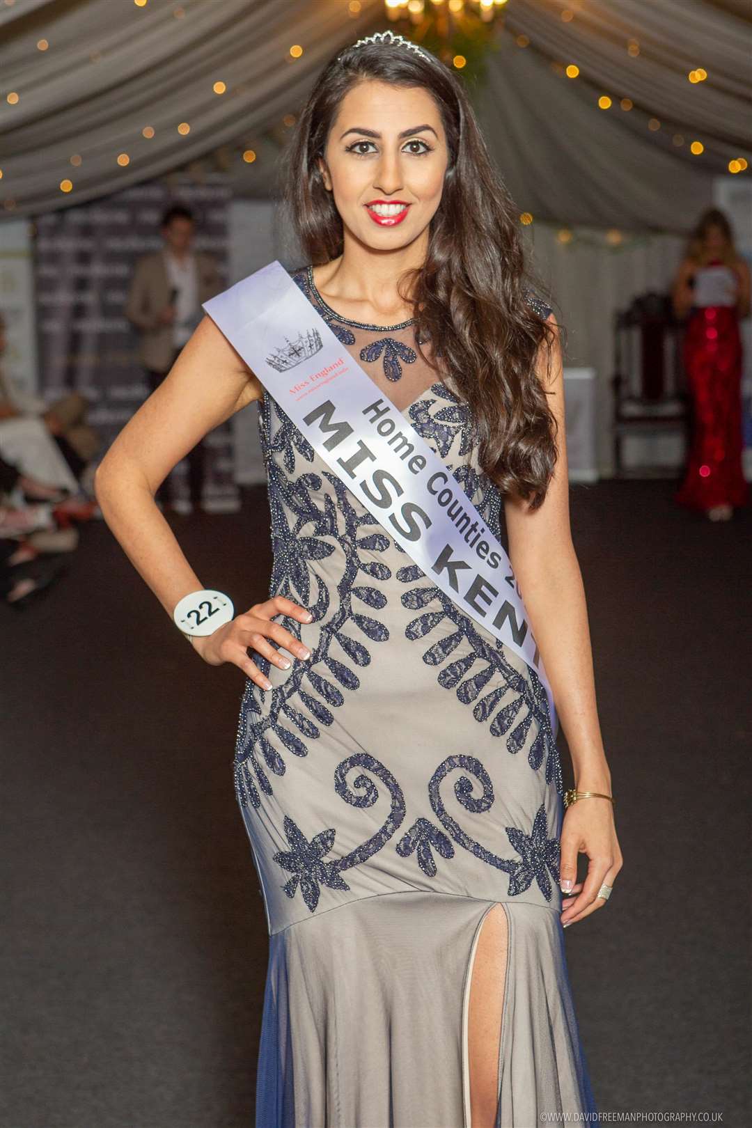 Neha with her Miss Kent crown. Picture: David Freeman Photography. (2427451)