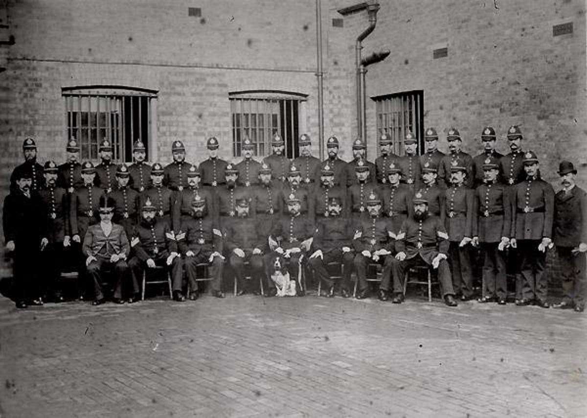 City of Canterbury Police officers. Picture: Kent Police Museum