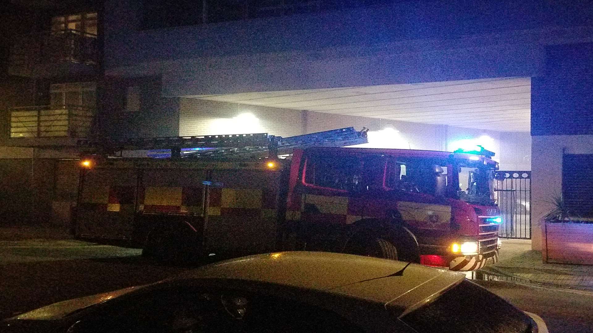 Firefighters were called in the early hours of the morning. Pic: Simon P