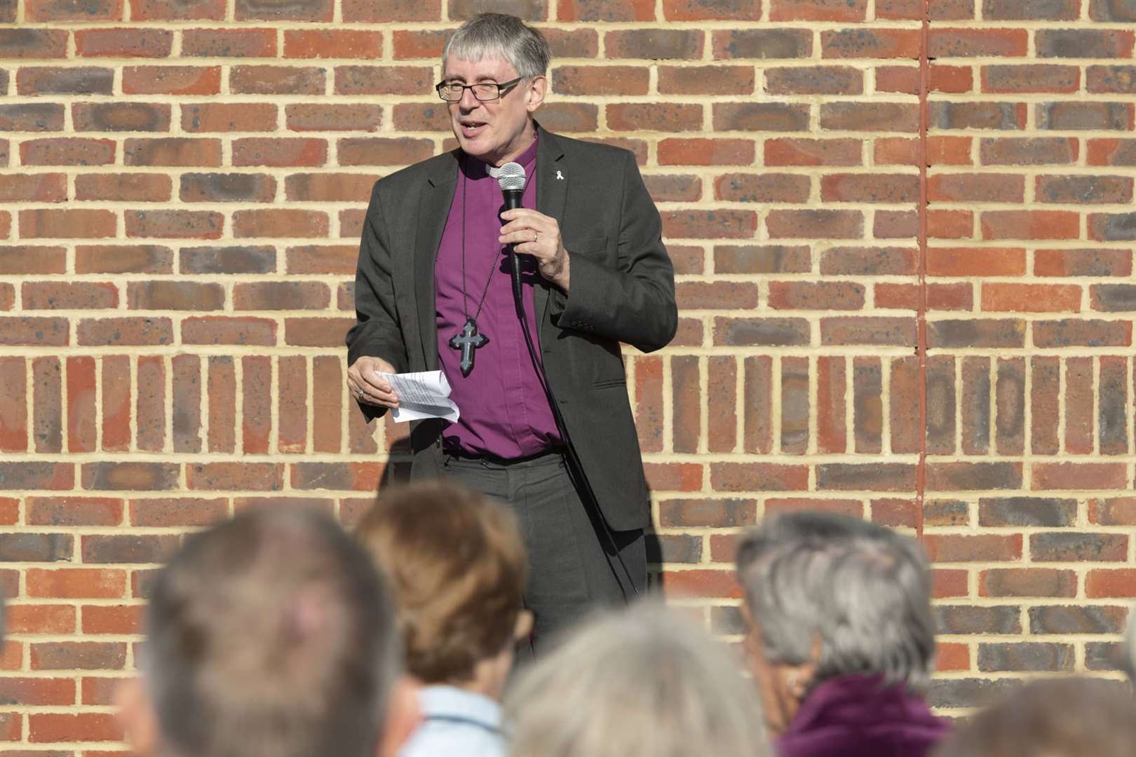The opening ceremony for the new Platt School: Bishop Simon Burton-Jones.Picture: Scott Wishart