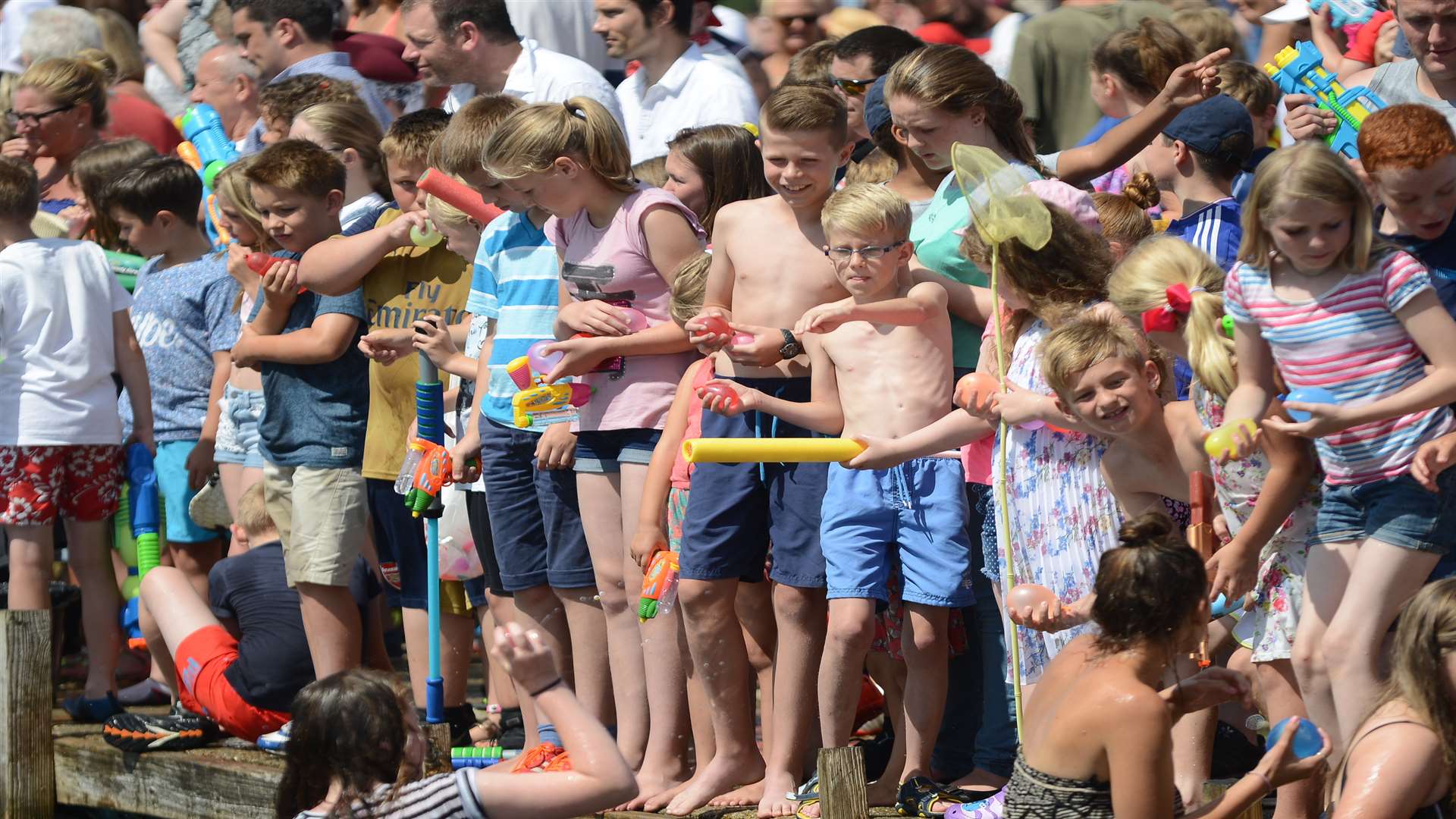 Water pistols and bombs at the ready at the Sheppey Pirates Festival