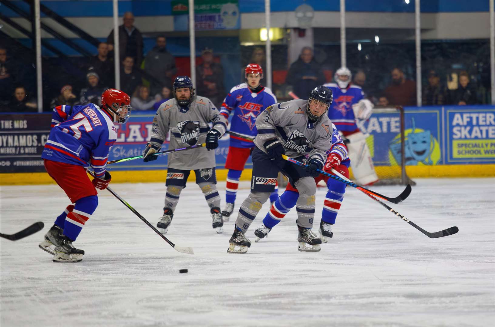 Cup action between Invicta Dynamos and Slough Jets Picture: David Trevallion