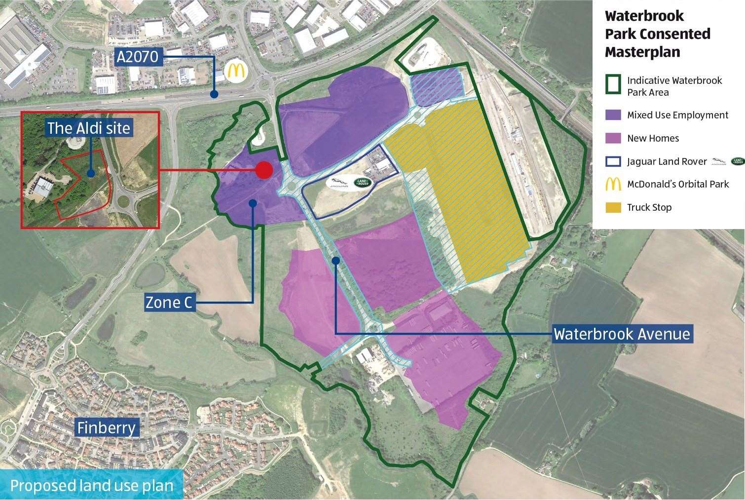 The Aldi is part of larger plans for Waterbrook Park