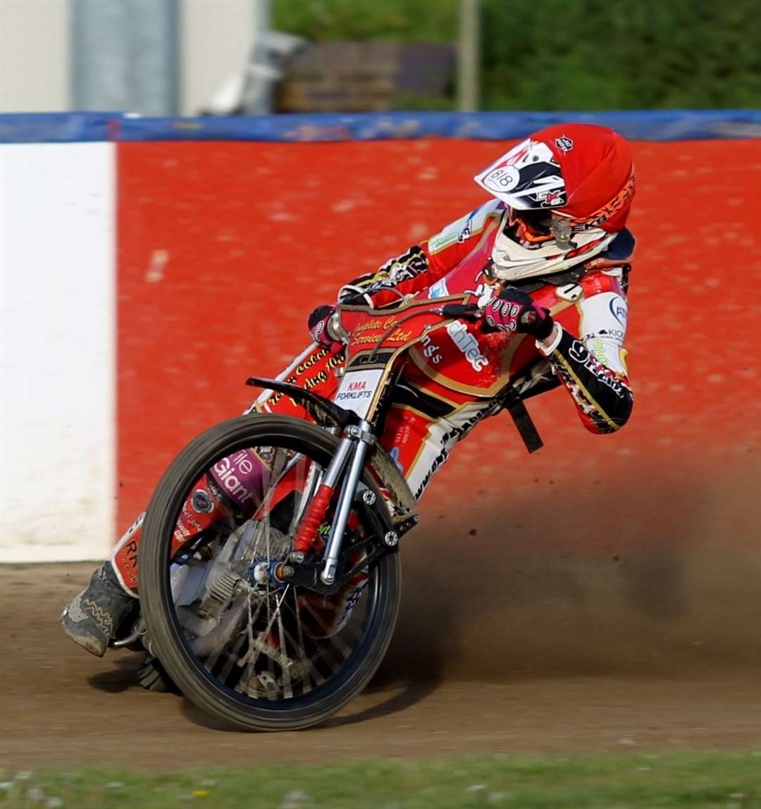 Kent Kings rider Drew Kemp Picture: Geoff Young