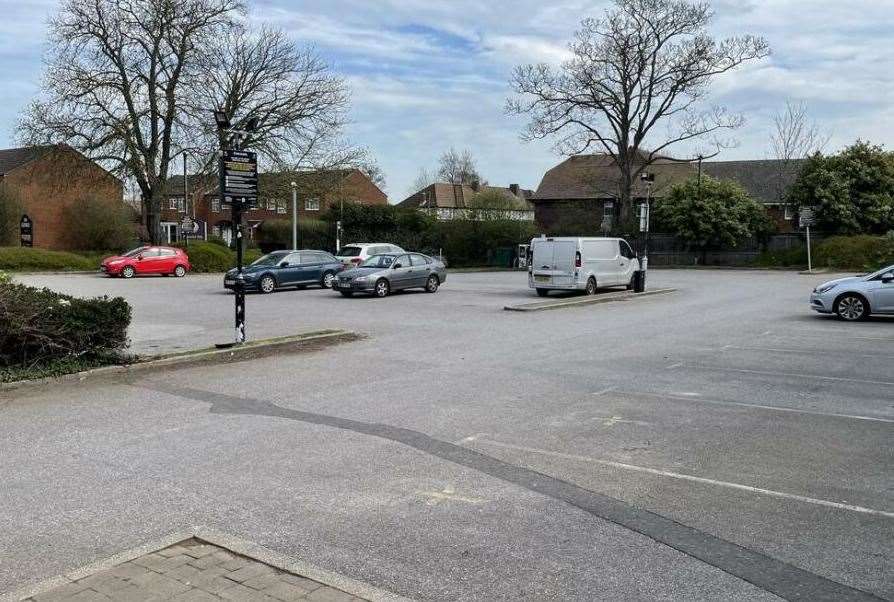 The site includes a car park next to The George pub and restaurant. Picture: Rightmove