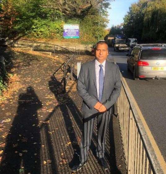 Cllr Dinesh Khadka wants to see the speed camera returned to Loose Road