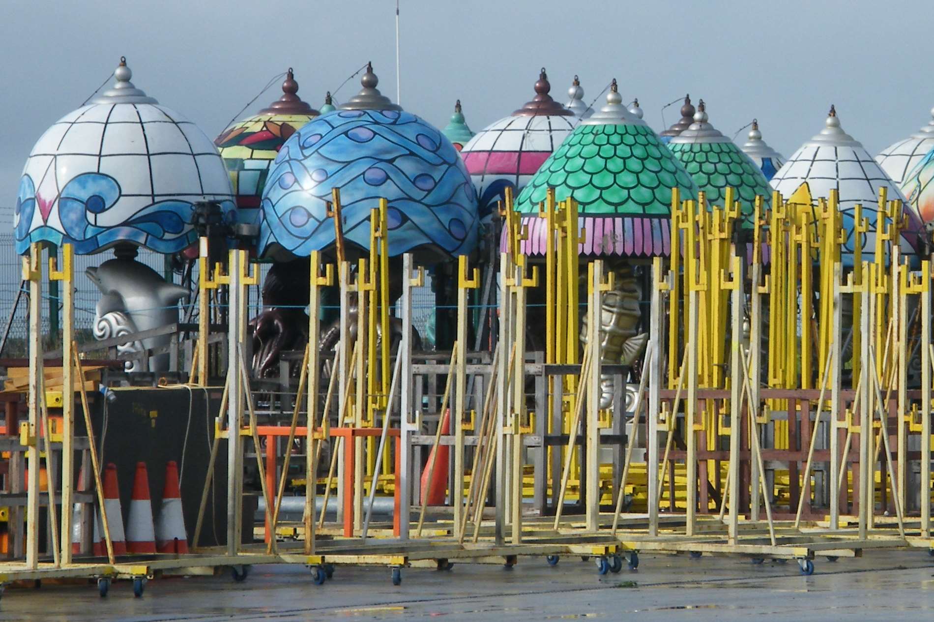 Blackpool Illuminations which have been donated to Dreamland