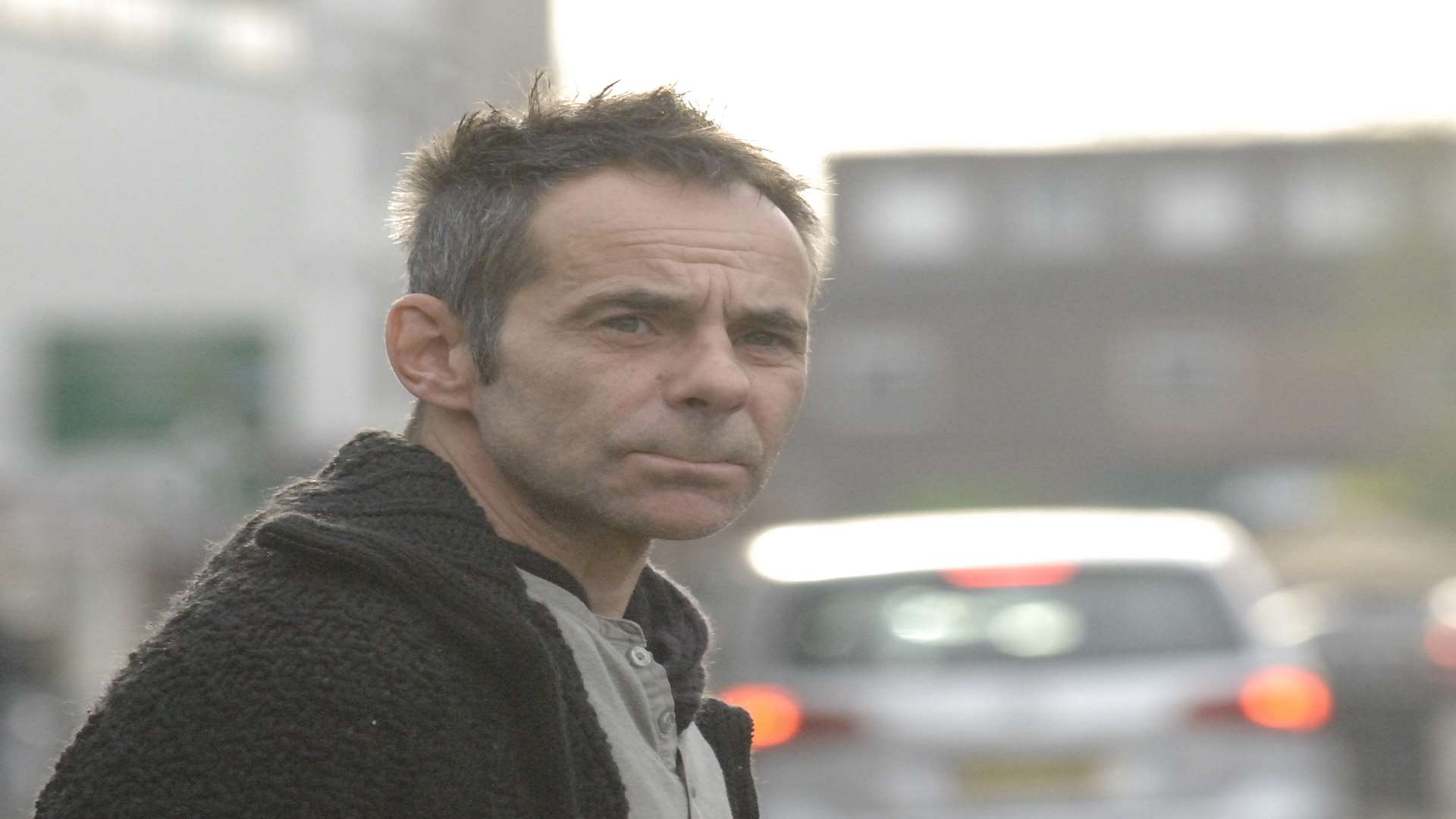 Homeless man Stephen Bicker has apologised. Picture: Chris Davey