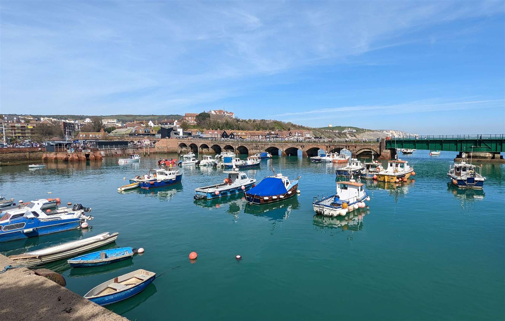 Folkestone Harbour has changed a great deal over the years