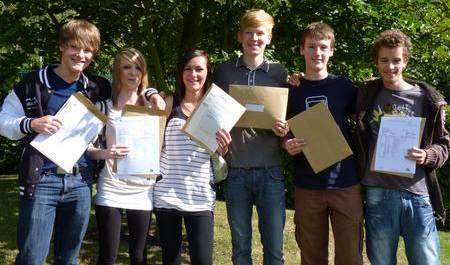 Valley Park Community School pupils celebrate their GCSE results