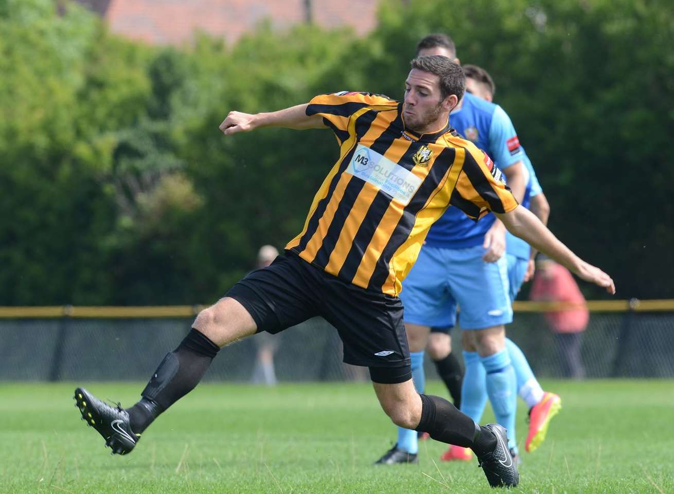 Ian Draycott scored 11 goals for Folkestone during pre-season Picture: Gary Browne