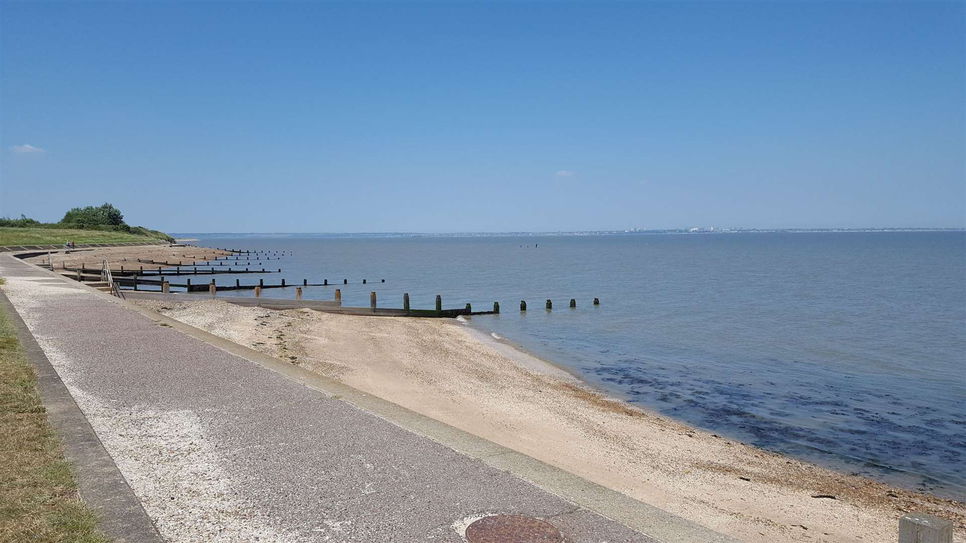 Grain Coastal Park at the end of the Thames Estuary