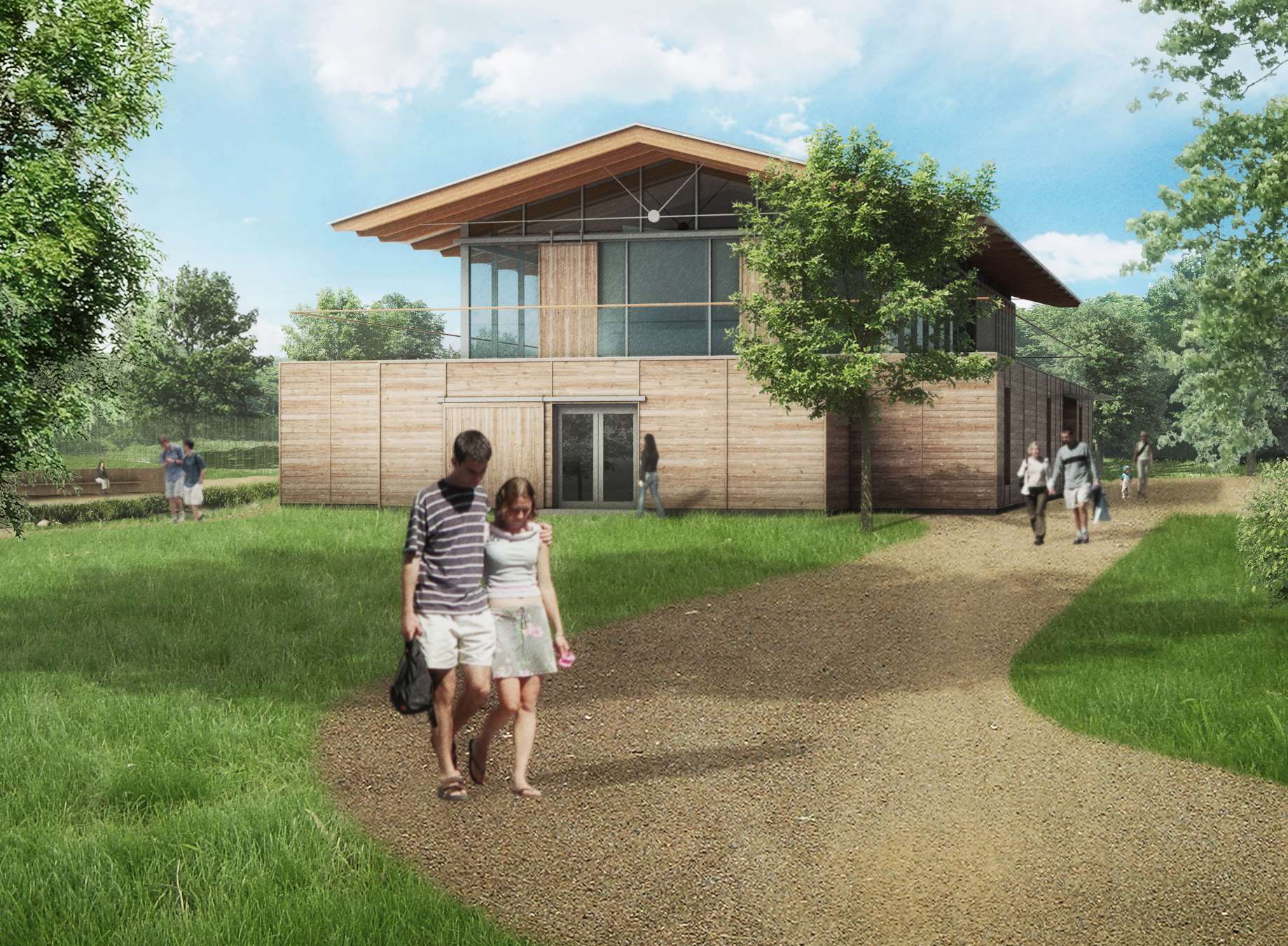 Artists impressions for how a new sports hub on the site of the former Herne Bay Golf Club will look. Quinn Estates
