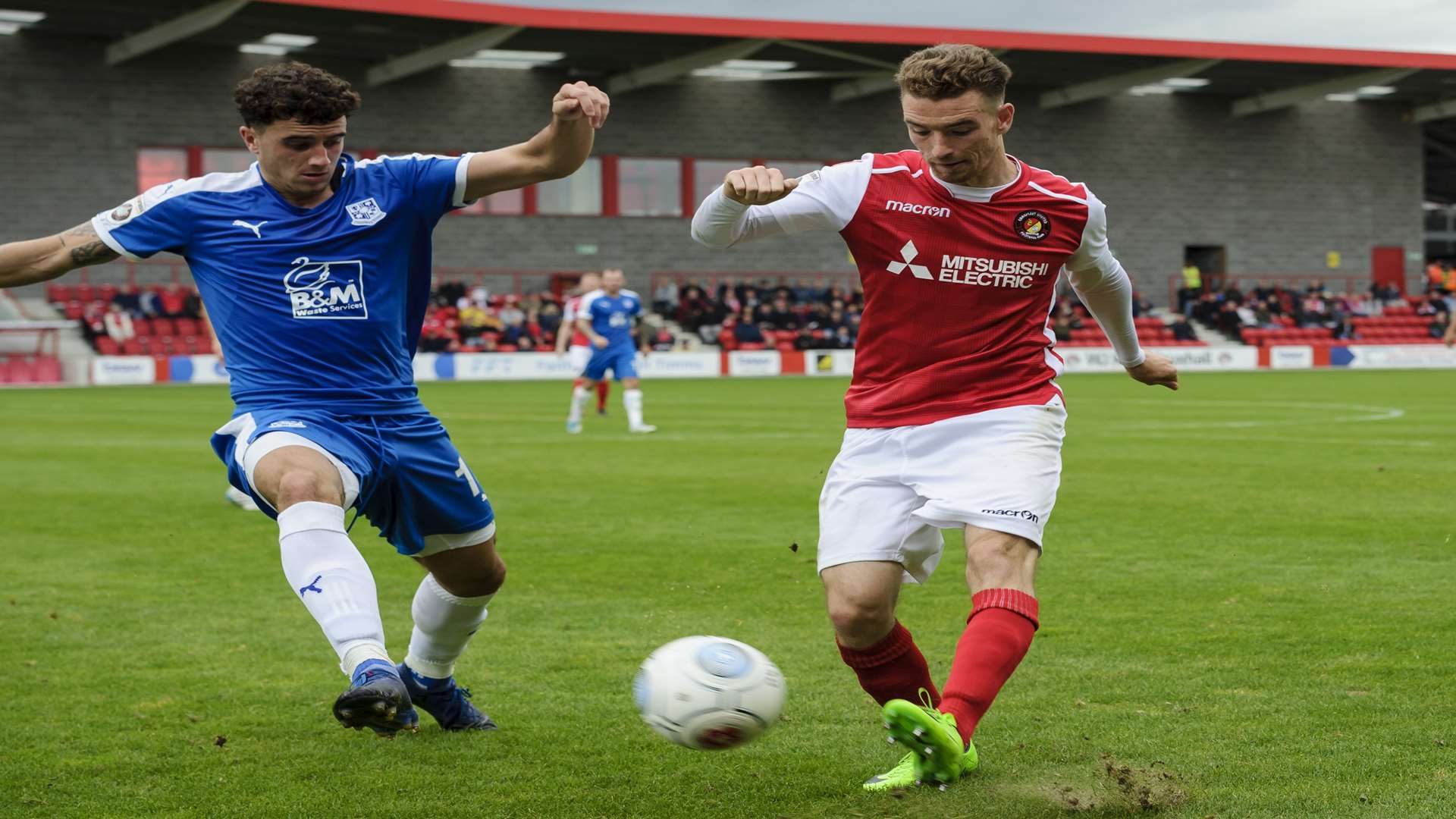 Jack Connors on his 50th appearance for Ebbsfleet Picture: Andy Payton