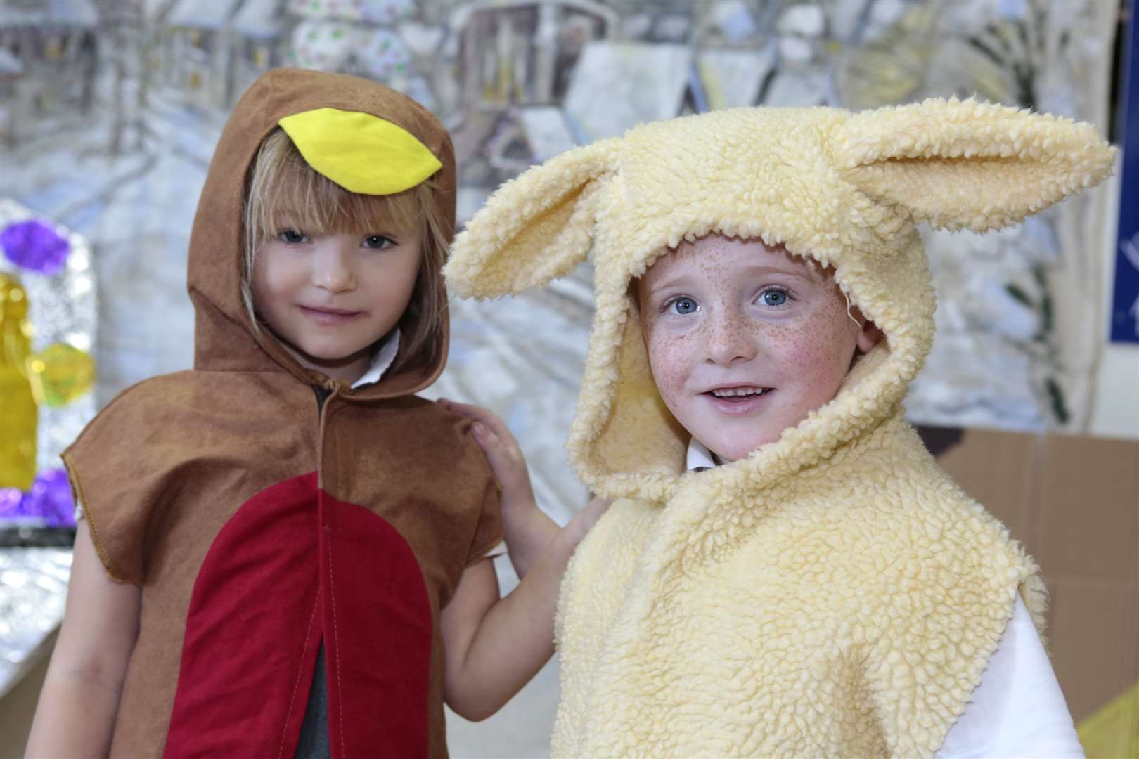 Regis Manor youngsters dressed as farmyard animals