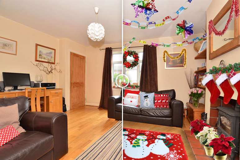 We will photograph your home before the Christmas decorations go up