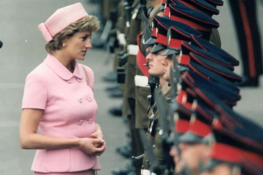 Princess Diana at Howe Barracks
