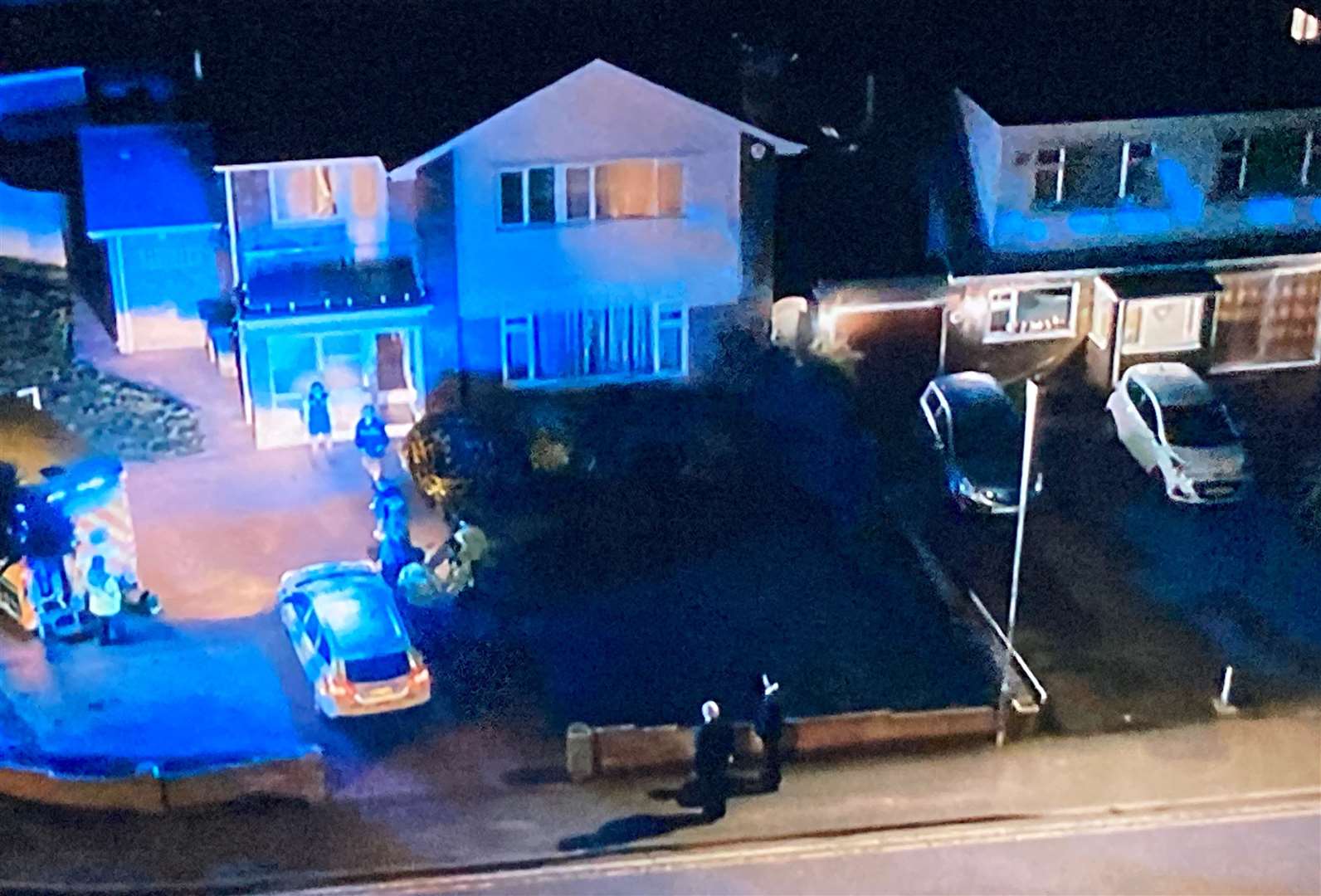 Overhead shot of Mike and Sarah Fendt's home on The Leas at Minster used in Silent Witness. Picture: BBC