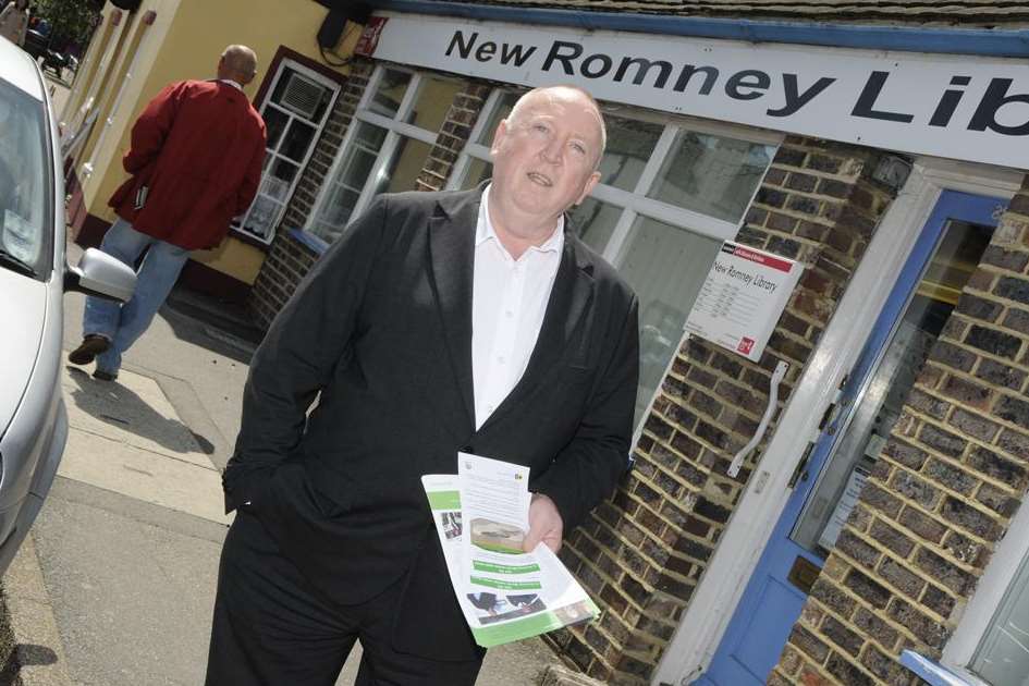 Green Party MEP Keith Taylor in New Romney