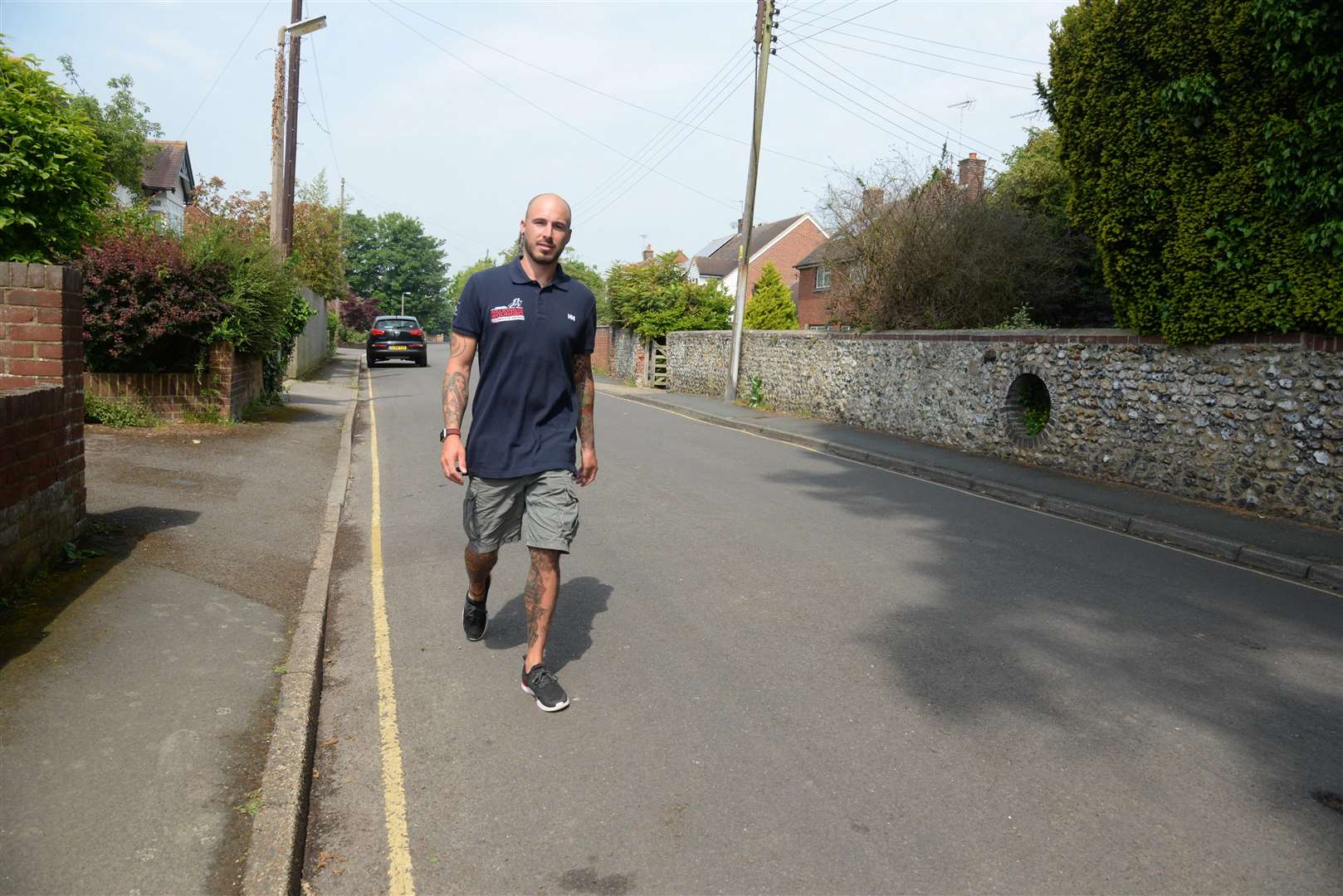 Veteran Kemsley Whittlesea of Preston Lane, Faversham who is walking 1000 miles across America this summer. Picture: Chris Davey