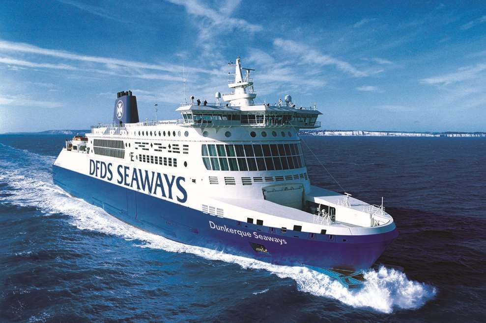 DFDS offers several crossings to Dunkirk, with a journey time of around two hours.