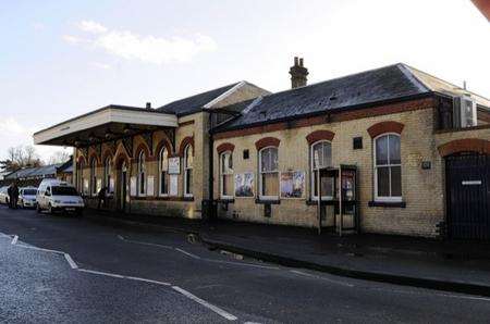 Faversham Station, which is to get an upgrade