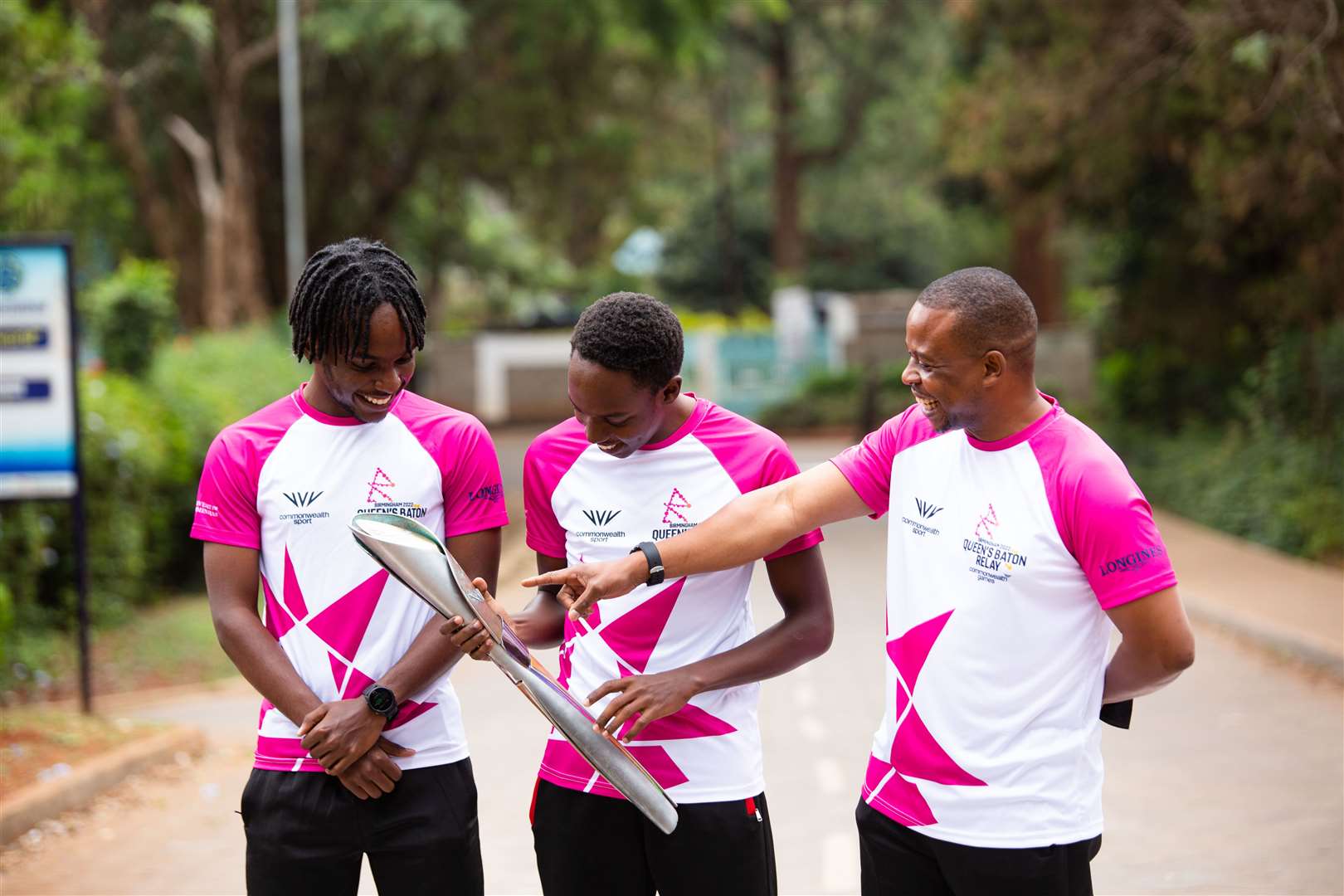 Relay runners in Kenya. Picture: Birmingham 2022