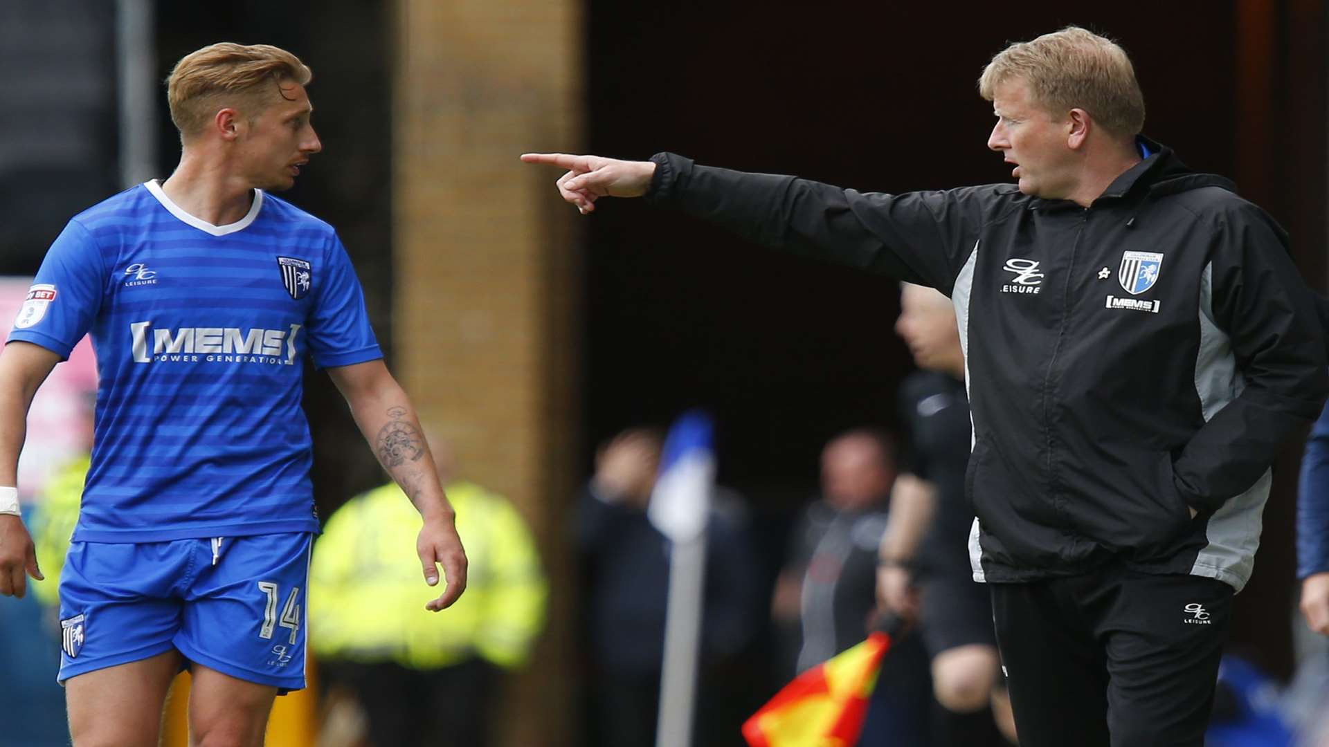Boss Ady Pennock makes his point Picture: Andy Jones