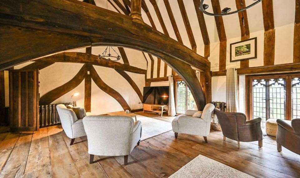 The property contains three living room areas. Picture: Savills