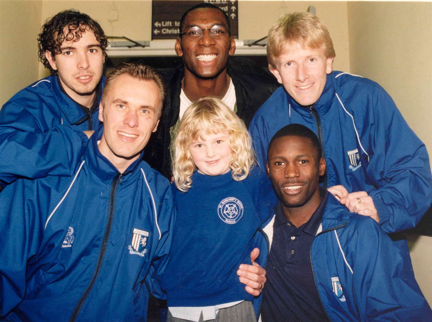 Lenny Piper, pictured with Leo Fortune-West, Adrian Pennock and Dennis Bailey in 1996