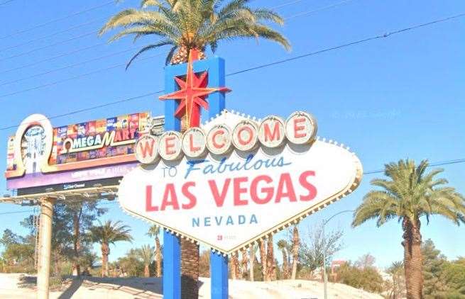 Kent residents travel to the USA to cities like Las Vegas. Picture: Google