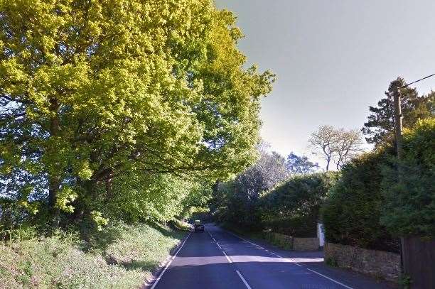 The A267 at Frant where a driver from Dartford was killed and his two-year-old son critically injured. Picture: Google Street View