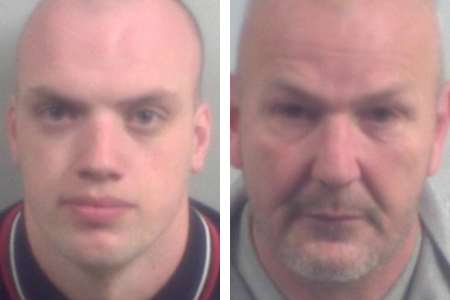 Scott Baker and Graham Roberts were arrested at the scene in Dartford