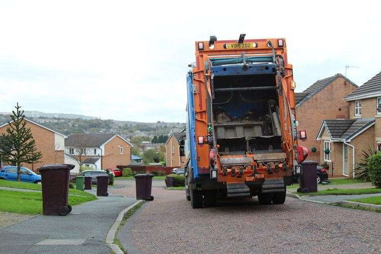 Recycling bin collections in Tonbridge and Malling will be suspended for 2 weeks. Picture: Urbaser Ltd.