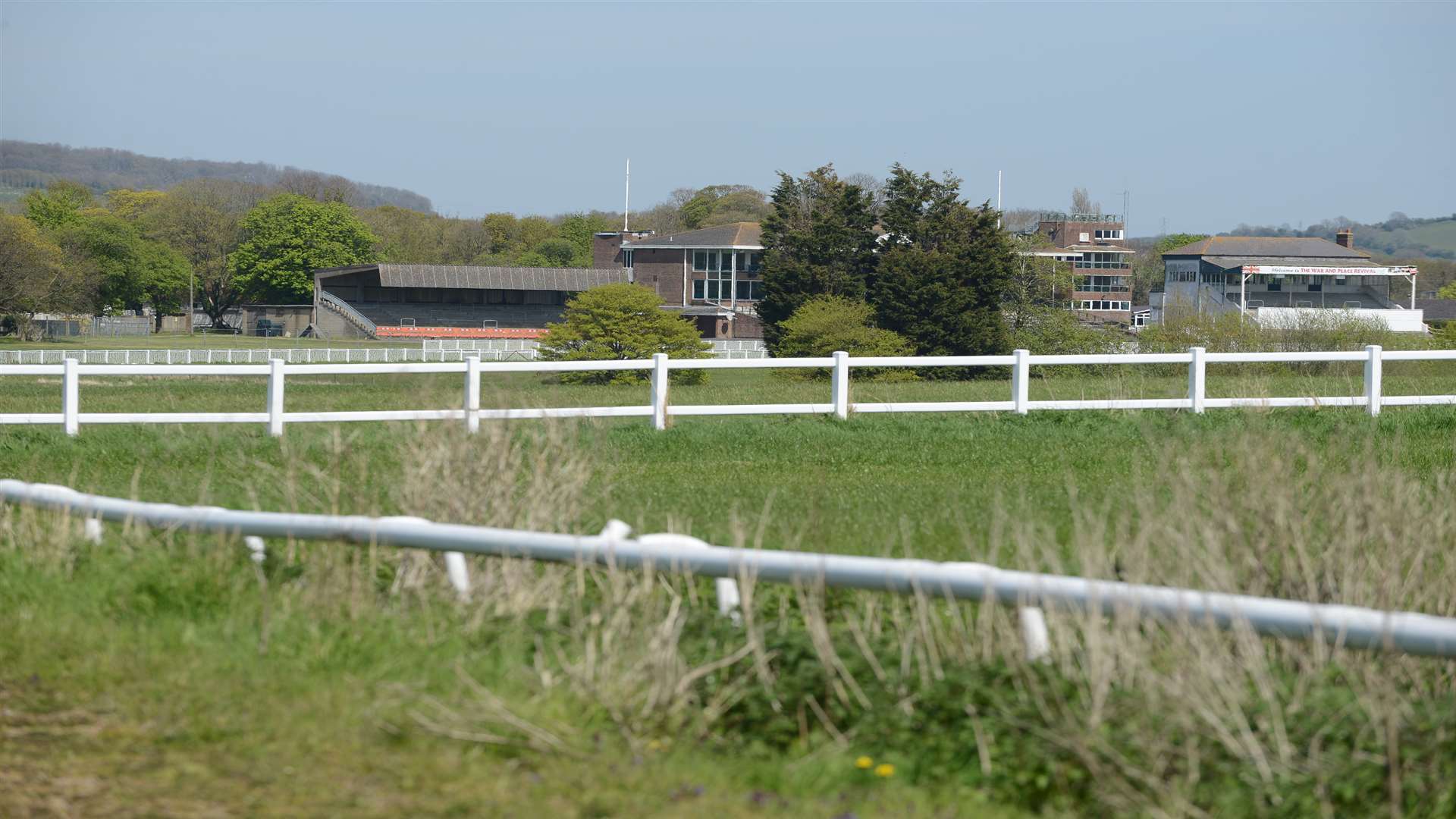 Folkestone Racecourse forms part of the 1,279 acre site