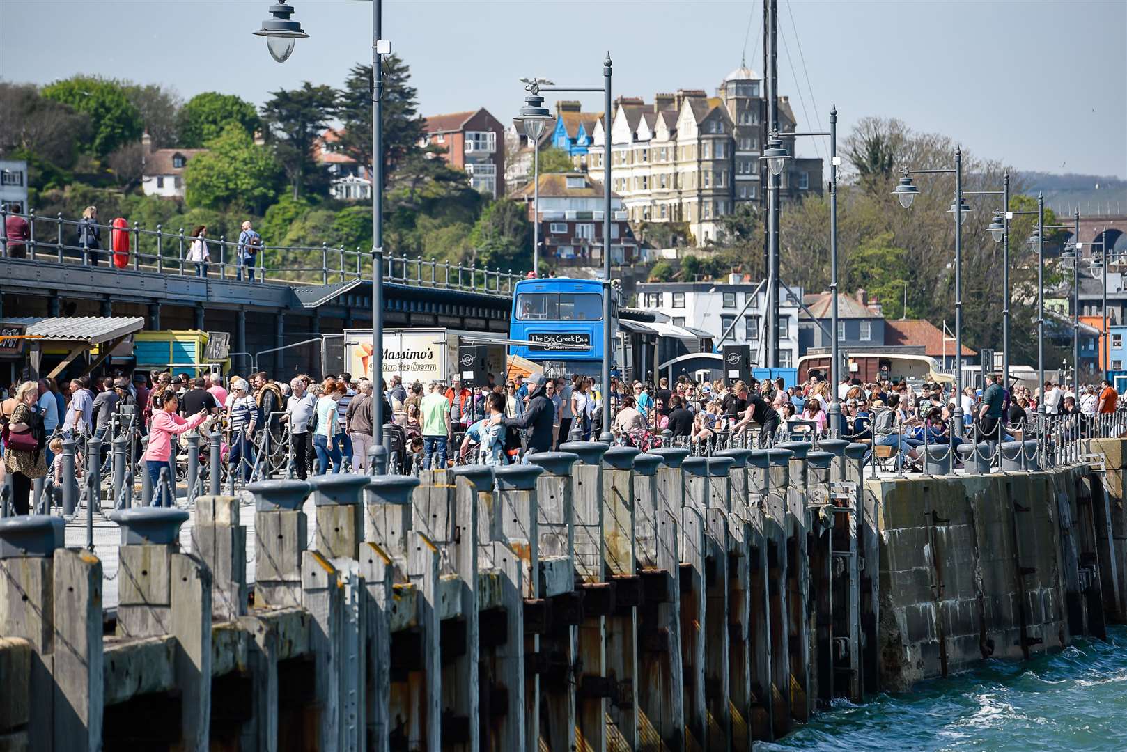 The walkway is popular with tourists and visitors. Pictured in summer 2019. Picture: Alan Langley