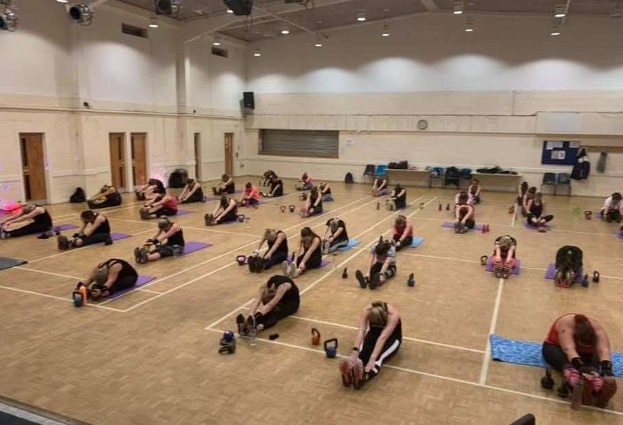 Tanya McKenzie-Gordon has had to adapt her fitness classes through the pandemic (44268159)