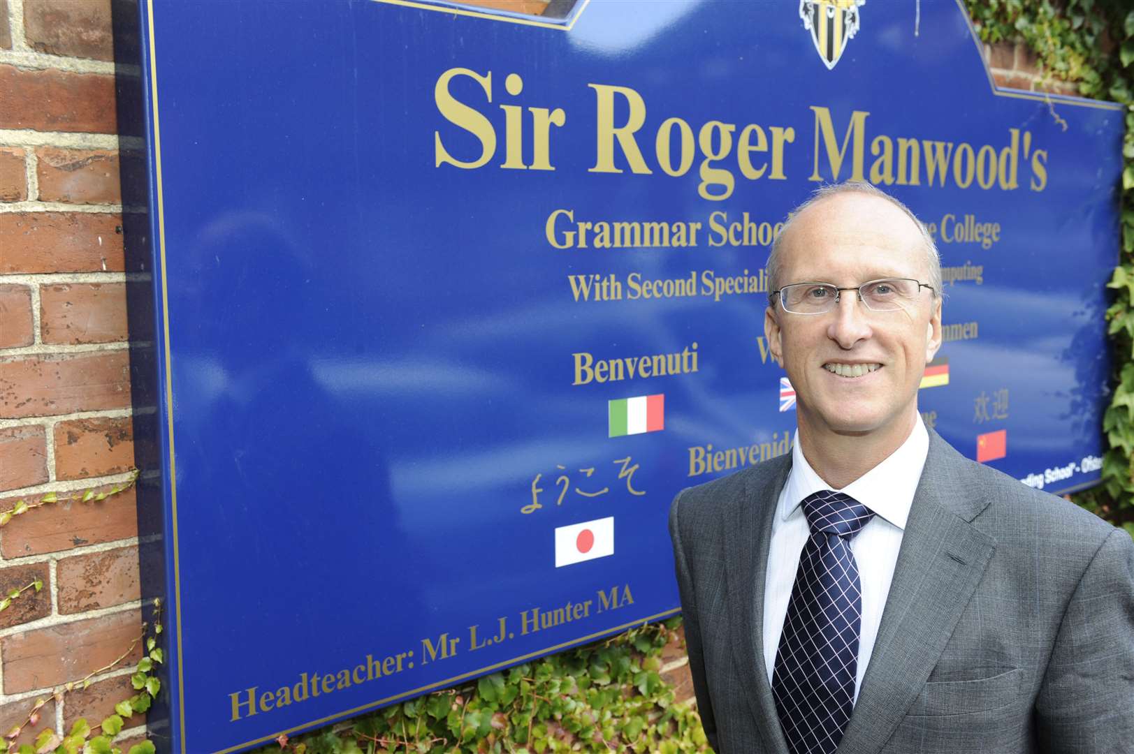 Head teacher at Sir Roger Manwood's School Lee Hunter is yet to respond to the temporary boarding proposal at The Salutation. Picture: Tony Flashman