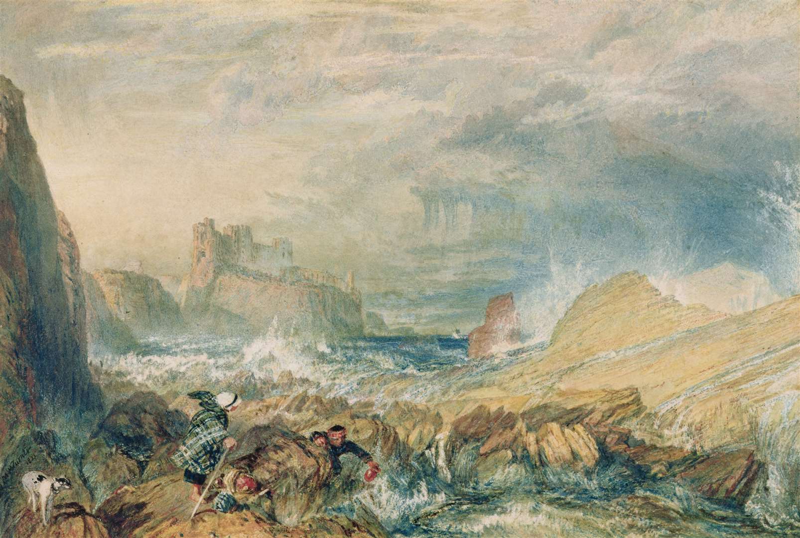 JMW Turner's Tantallon Castle, 1821, which was on display at the gallery