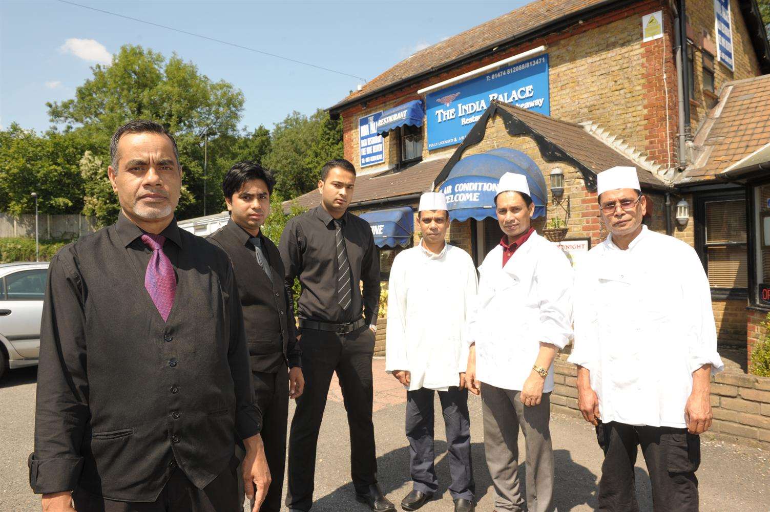 The India Palace team