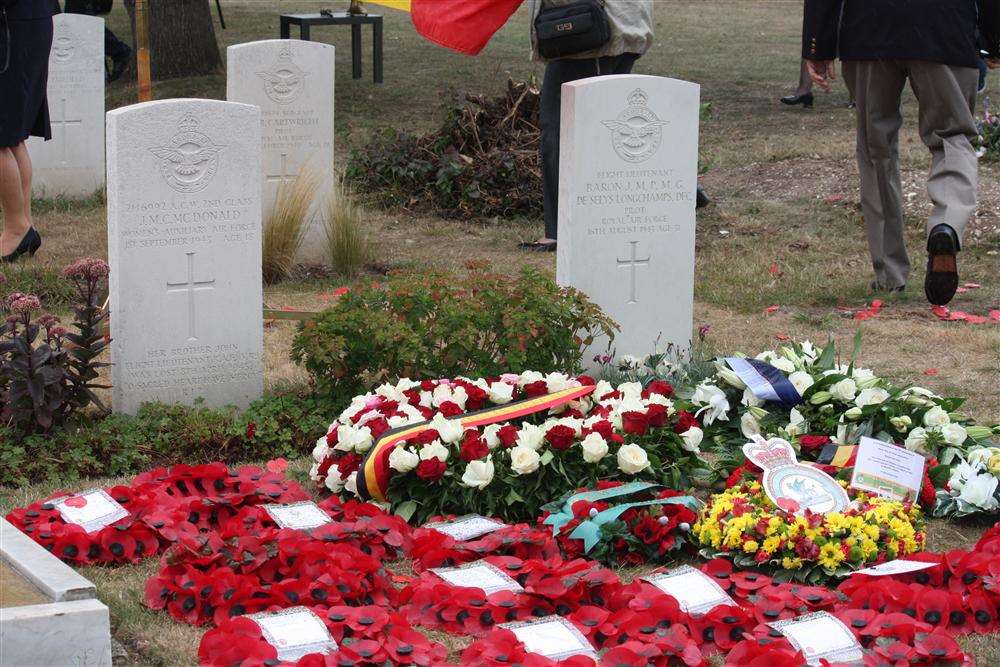 The grave of Baron Jean de Selys Longchamps. Picture: Minster Matters