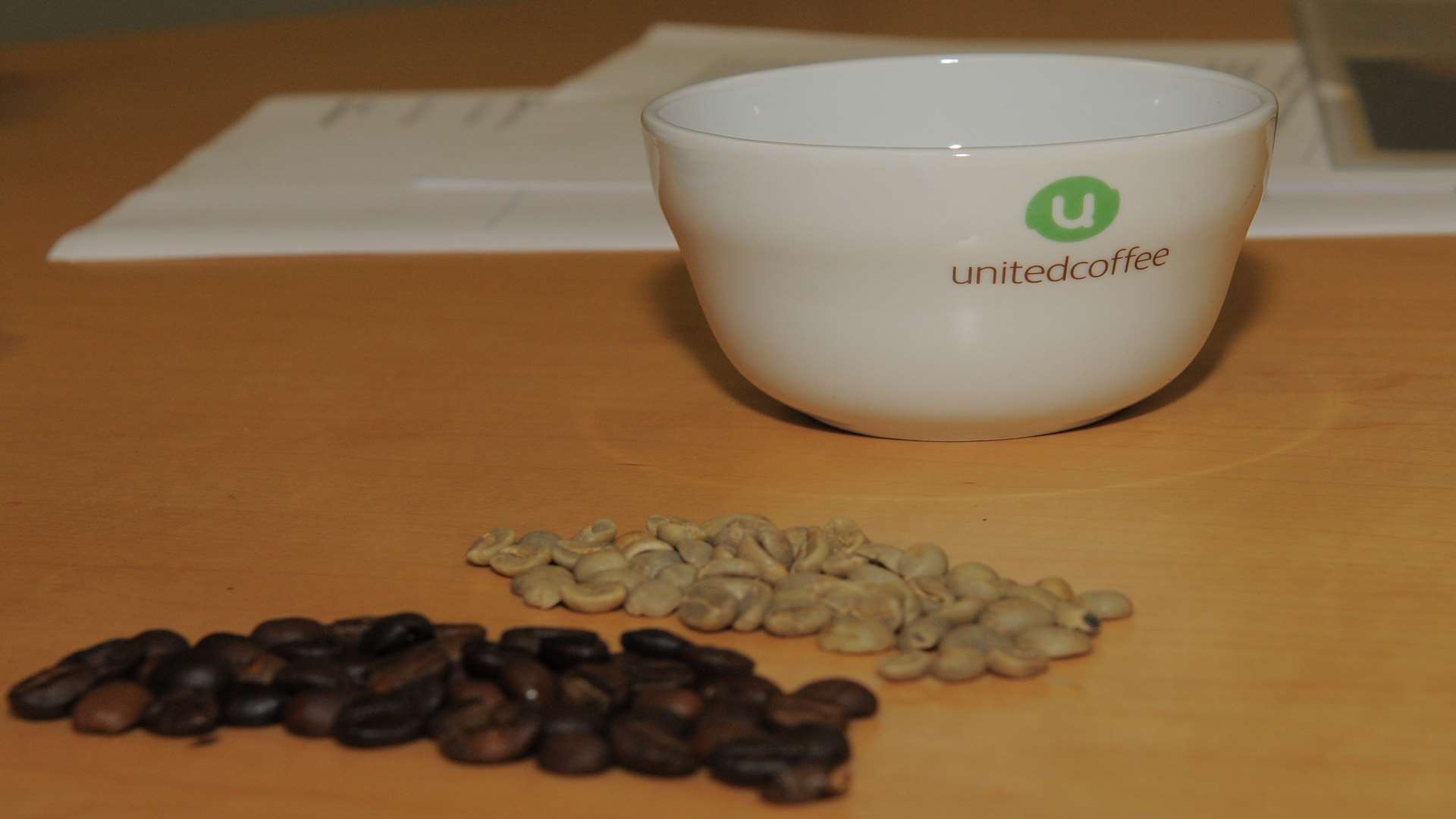 Some of the coffee beans at United Coffee in Dartford